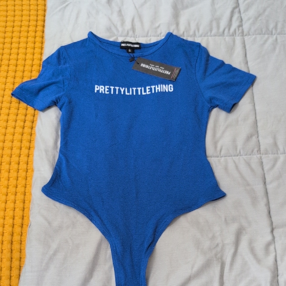PrettyLittleThing Vibrant Blue Bodysuit